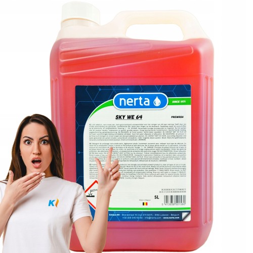 Aktywna piana do mycia POWŁOK CERAMICZNYCH Nerta Sky WE 64 5L +WOSK CERAMIK