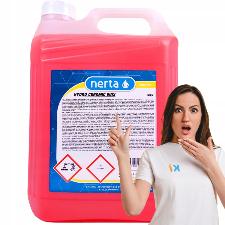Aktywna piana do mycia POWŁOK CERAMICZNYCH Nerta Sky WE 64 5L +WOSK CERAMIK