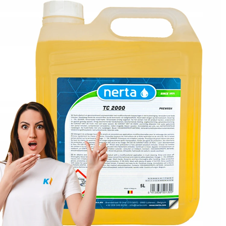 Zestaw Nerta 5 L – aktywna piana, wosk, szampon i preparat na owady