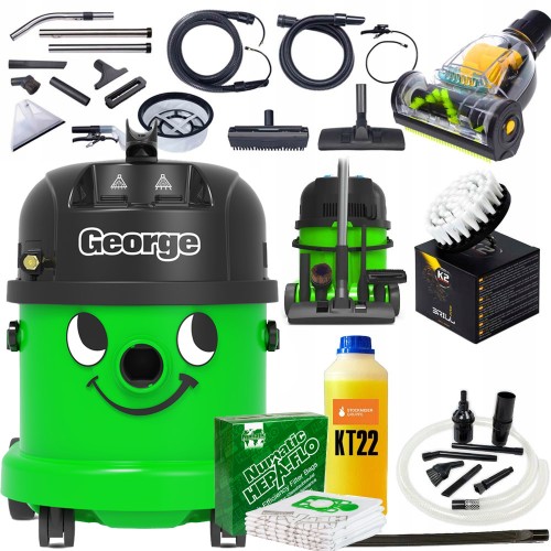 Odkurzacz piorący do tapicerki Numatic George GVE370 – Zestaw Detailing PRO
