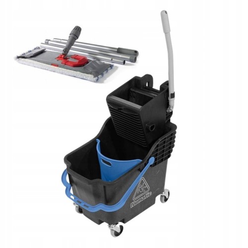 Numatic HB 1812 RK – wózek jednowiaderkowy z wyciskarką + mop płaski